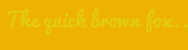 Image with Font Color E3CA12 and Background Color EEB302